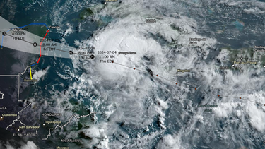 pronostican vientos y lluvias en occidente durante el paso de beryl por el sur de cuba