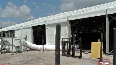 terminado el primer hospital de campana en miami