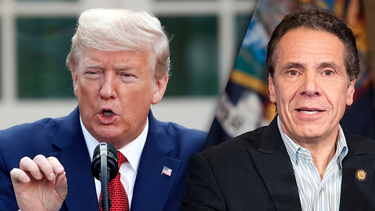 donald trump se reunio en la casa blanca con el gobernador de nueva york, andrew cuomo