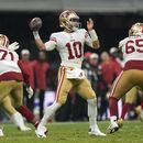Garoppolo lanza para 4 touchdowns y 49ers supera a Cardinals