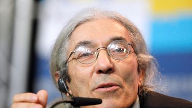 ARCHIVO - Boualem Sansal interviene durante la 62ª edición de la Berlinale, en Berlín, el jueves 9 de febrero de 2012. (Foto AP/Markus Schreiber, archivo)