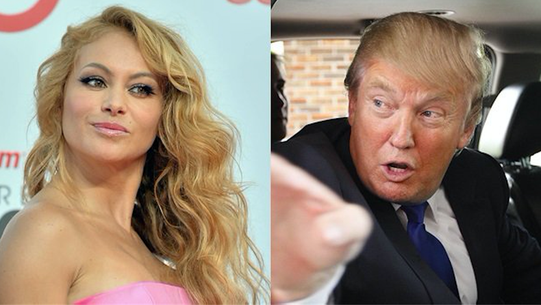 paulina rubio Trump