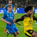 ARCHIVO - Foto del 1 de febrero del 2026, Karim Adeyemi del Borussia Dortmund controla el balón en el encuentro de la Bundesliga ante el Heidenheim. (AP Foto/Martin Meissner, Archivo)