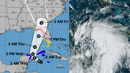 occidente de cuba sera azotado por posible ciclon tropical en las proximas horas. la costa oeste de florida en alerta