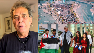 luis alberto garcia critica las marchas pro palestina del gobierno cubano: el pais se cae a pedazos