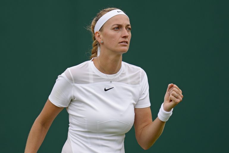 A pesar de los nervios, Kvitova avanza en Wimbledon