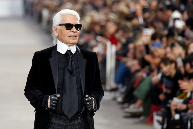 El alemán Karl Lagerfeld, director creativo de Chanel.