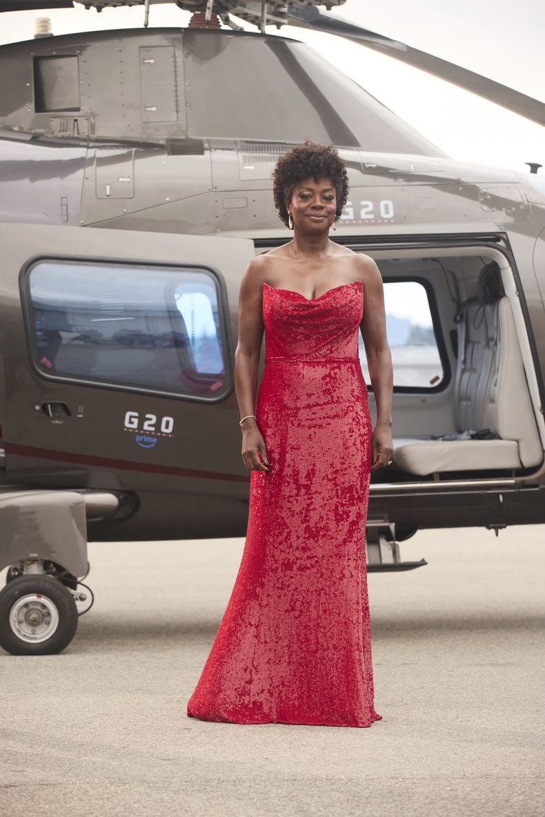 Viola Davis llega al estreno de G20 presentado por Amazon MGM Studios en el Teatro Chino TCL en Los Ángeles, California, el jueves 27 de marzo de 2025.(photo: Alex J. Berliner) via AP Images