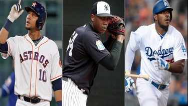 peloteros cubanos brillan en los playoffs de grandes ligas