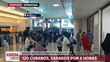 mas de 100 cubanos varados en cancun que regresaban de cuba a estados unidos por no tener los pcr vigentes