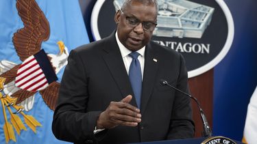 El secretario de Defensa de EEUU Lloyd Austin en Washington, el 18 de julio de 2023. (Foto AP /Manuel Balce Ceneta)