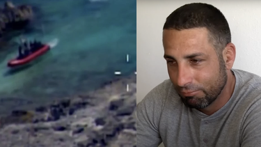 desgarrador testimonio de balsero cubano recien llegado a miami. unico sobreviviente de su embarcacion