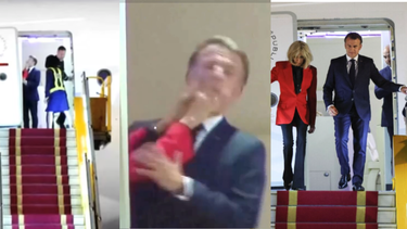 un video entre macron y su esposa sacude a francia en plena gira por asia