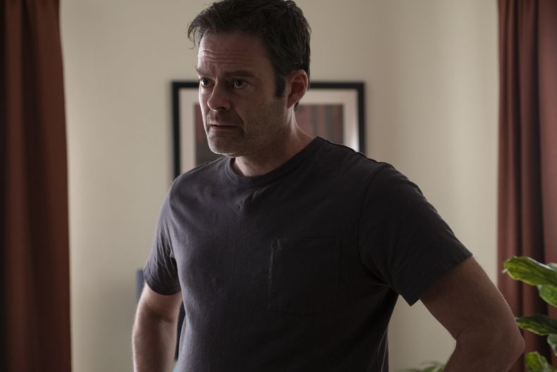 Bill Hader en una escena de Barry en una imagen proporcionada por HBO. (HBO vía AP)