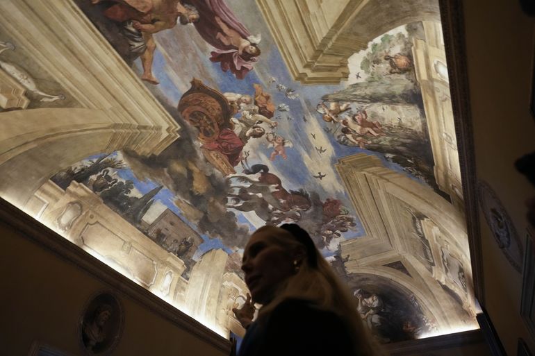 Se subasta villa en Roma con techo único de Caravaggio