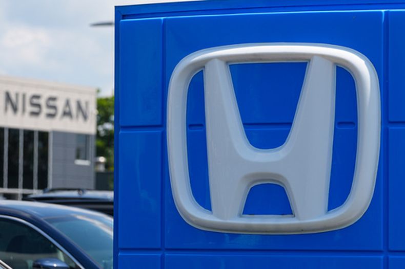 Concesionarios de Honda y Nissan en Carmel, Indiana, el 6 de agosto del 2025. (AP foto/Michael Conroy)