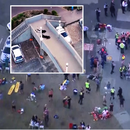 TERROR EN AUSTRALIA: El momento exacto en que uno de los atacantes del atentado en Bondi es abatido por la policía TERROR EN AUSTRALIA: El momento exacto en que uno de los atacantes del atentado en Bondi es abatido por la policía