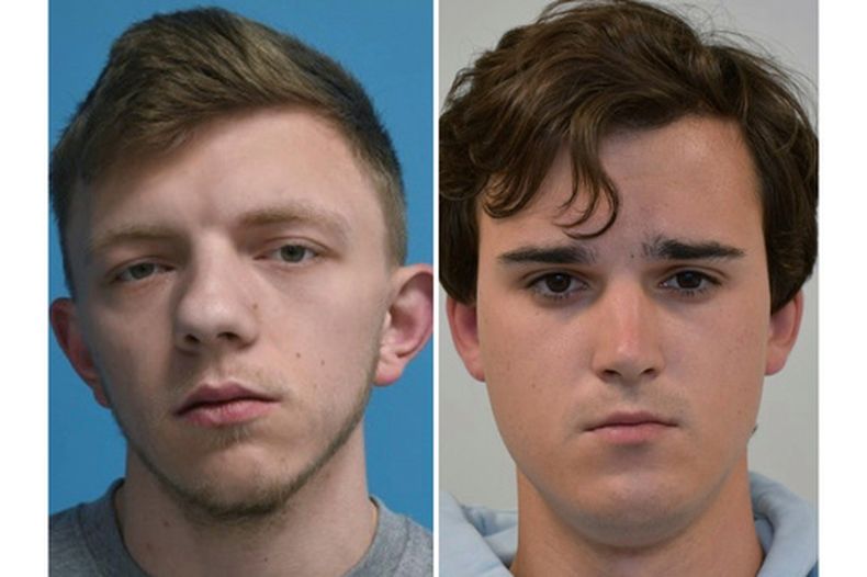 A la izquierda, Roman Lavrynovych, y a la derecha, Stanislav Carpiuc. Combinación de fotos originalmente entregadas por la Policía Metropolitana de Londres el 29 de abril del 2025 (Policía Metropolitana de Londres / PA via AP)