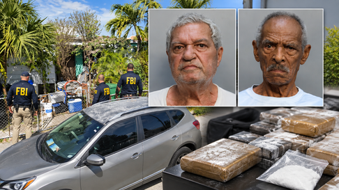 ¡INSÓLITO EN MIAMI! Dos cubanos de 89 y 73 años caen acusados de tráfico  de cocaína