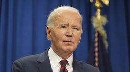 ARCHIVO – El expresidente estadounidense Joe Biden habla con los medios en North Charleston, Carolina del Sur, el 19 de enero de 2025. (AP Foto/Stephanie Scarbrough, Archivo)