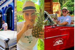 las fotos del hijo de zinedine zidane en sus vacaciones en cuba
