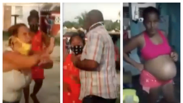 pobladores de un albergue en boyeros desafian a diaz-canel