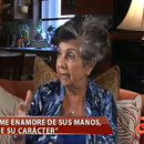 Sevcec en charla íntima con la viuda de Álvarez Guedes