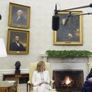 El presidente Joe Biden se reúne con la primera ministra italiana Giorgia Meloni en la Oficina Oval de la Casa Blanca, el viernes 1 de marzo de 2024, en Washington. (Foto AP/Evan Vucci)