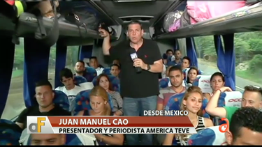 cobertura exclusiva: america teve con cubanos de costa rica rumbo a eeuu