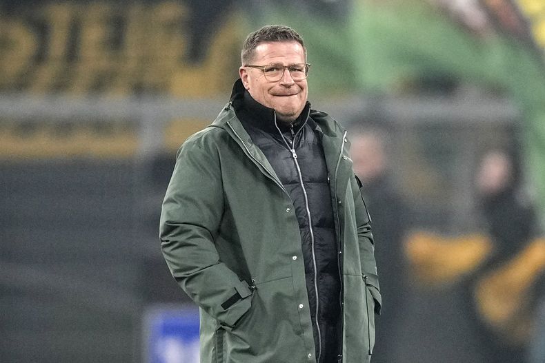 ARCHIVO - El director deportivo de Leipzig Max Eberl previo al partido contra Borussia Dortmund en la Bundesliga, el 3 de marzo de 2023. Eberl será el próximo director deportivo del Bayern Múnich. (AP Foto/Martin Meissner)