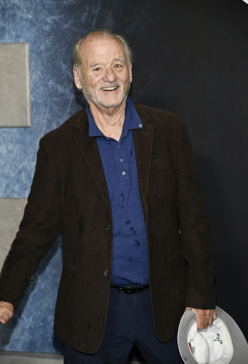 Bill Murray en la premiere de Ghostbusters: Frozen Empire en el cine AMC Loews Lincoln Square el jueves 14 de marzo de 2024, en Nueva York. (Foto Evan Agostini/Invision/AP)