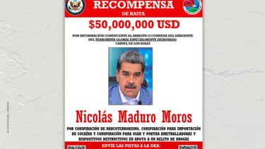 estados unidos eleva a 50 millones de dolares la recompensa por nicolas maduro