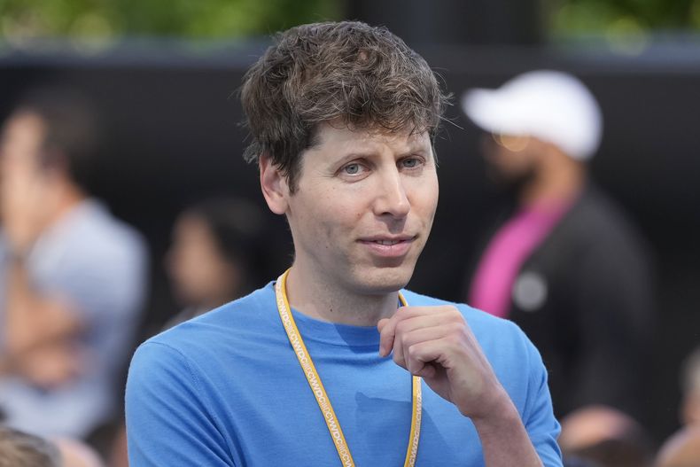 El CEO de OpenAI Sam Altman en un evento en Cupertino, California, el 10 de junio del 2024. (AP foto/Jeff Chiu)
