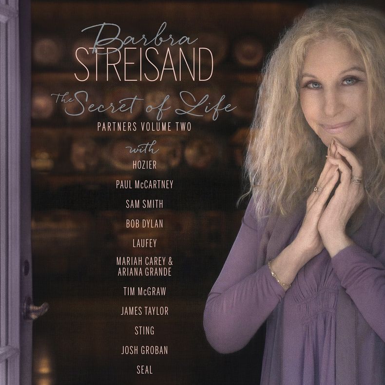 Esta imagen de portada del álbum publicada por Columbia Records muestra The Secret of Life: Partners, Volume Two de Barbra Streisand. (Columbia Records via AP)