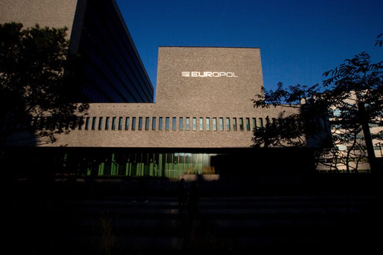 ARCHIVO - Vista de la sede de Europol en La Haya, Holanda, el 10 de octubre de 2018. (AP Foto/Peter Dejong, archivo)