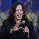 La vicepresidenta estadounidense Kamala Harris en un evento en Elkins Park, Pensilvania, el 8 de mayo de 2024. (Foto AP/Matt Rourke)