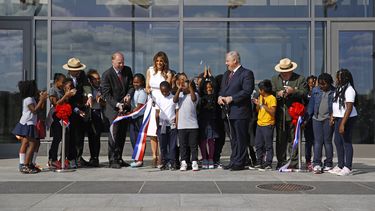 Melania Trump reabre oficialmente el monumento a Washington