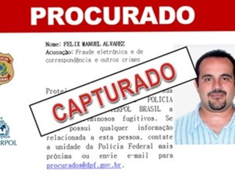 El cubano Félix Manuel Álvarez, de 50 años, detenido por la Policía Federal de Brasil.