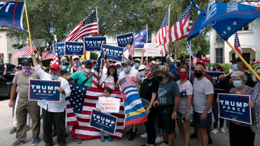 convocatoria a protesta contra rubio termino en manifestacion en apoyo al senador
