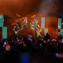 la banda estadounidense Evanescence durante su concierto en el festival HERA HSBC en la Ciudad de México el sábado 24 de agosto de 2024. (Foto AP/Aurea Del Rosario)