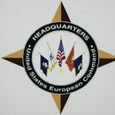 El logo del Comando Militar de Estados Unidos en Europa (US EUCOM) en un cuartel militar en Stuttgart, Alemania, el 4 de diciembre de 2006.. (Foto AP /Thomas Kienzle)