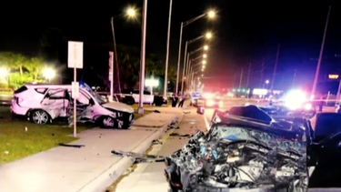 una carrera de autos callejera deja a una mujer muerta tras brutal choque en miramar