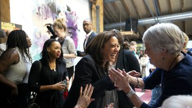 kamala harris suspende campana por covid-19