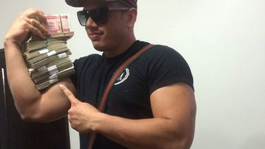 El reguetonero cubano Gilberto Martínez Súarez, un fugitivo de la justicia de EE. UU detenido en La Habana.