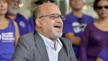 El portavoz alterno en el Senado por el Movimiento Victoria Ciudadana (MVC), Rafael Bernabe.