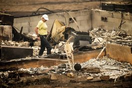 progresos ante el incendio de california que dejo 2 muertos