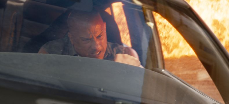 En esta imagen proporcionada por Universal Pictures, Vin Diesel en una escena de Fast X. (Peter Mountain/Universal Pictures vía AP)