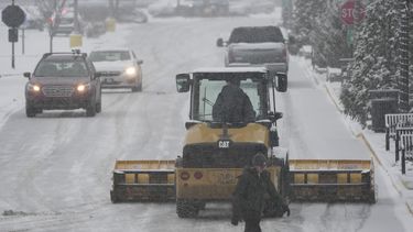La tormenta invernal en Cincinnati, Ohio, el 5 de enero del 2025. (AP foto/Joshua A. Bickel)