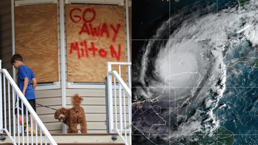 milton se debilita: se convierte en huracan de categoria 4 pero sera catastrofico para florida