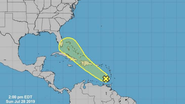 se acerca a miami  una onda tropical en el caribe con altas probabilidades de desarrollo